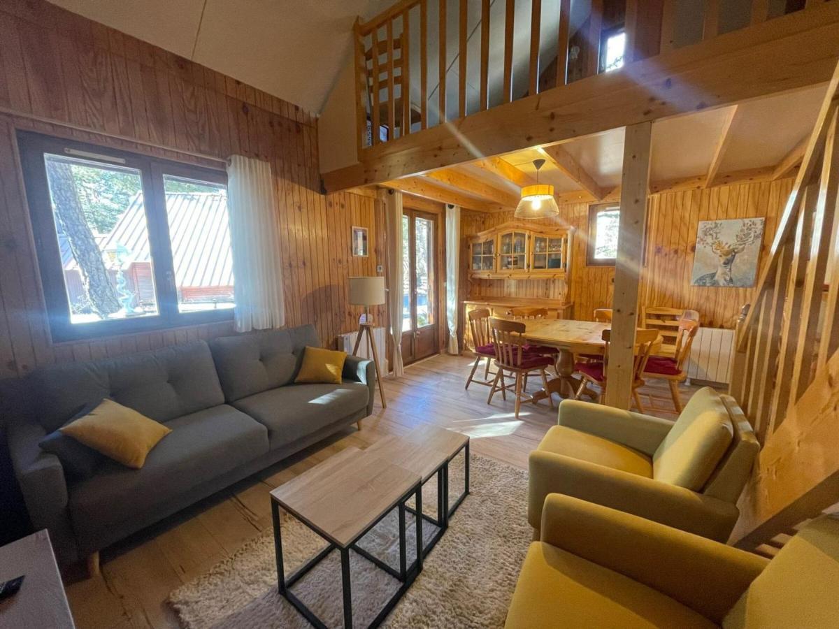 Grand Chalet Entre Barcelonnette Et Praloup, 3 Chambres, Terrasse Ombragee, Acces Navette Et Golf - Fr-1-165A-121 Dış mekan fotoğraf